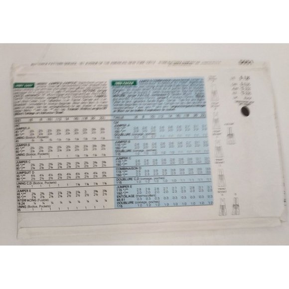 Butterick # 5051 C;assoc Fast & Easy Jumper or Jumpsuit Sizes 12, 14, 16 UNCUT - Picture 2 of 3